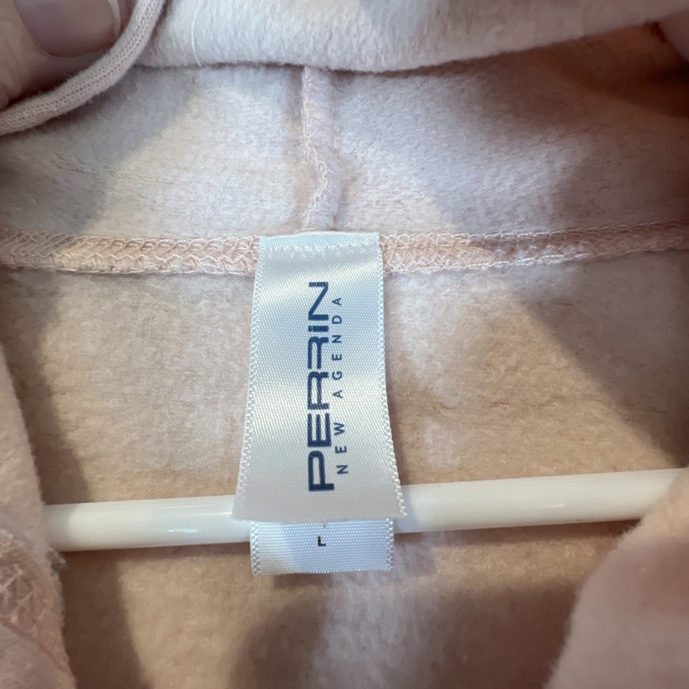 Full Zip Hoodie Jacket Amelia Island Florida‎ Pink Sweatshirt Womens Size Large - Picture 3 of 8